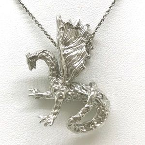 NWT .925 sterling dragon and chain handmade by me